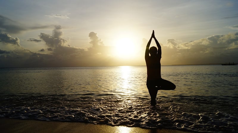 Beach Yoga Sunrise